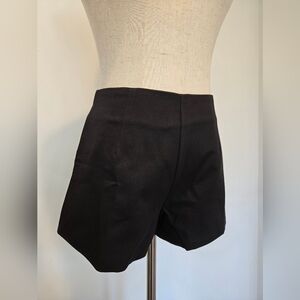 Black high waist shorts. Formal.